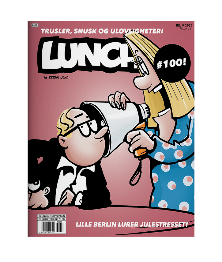 Cover Lunch 09 Trusler, snusk og ulovligheter!