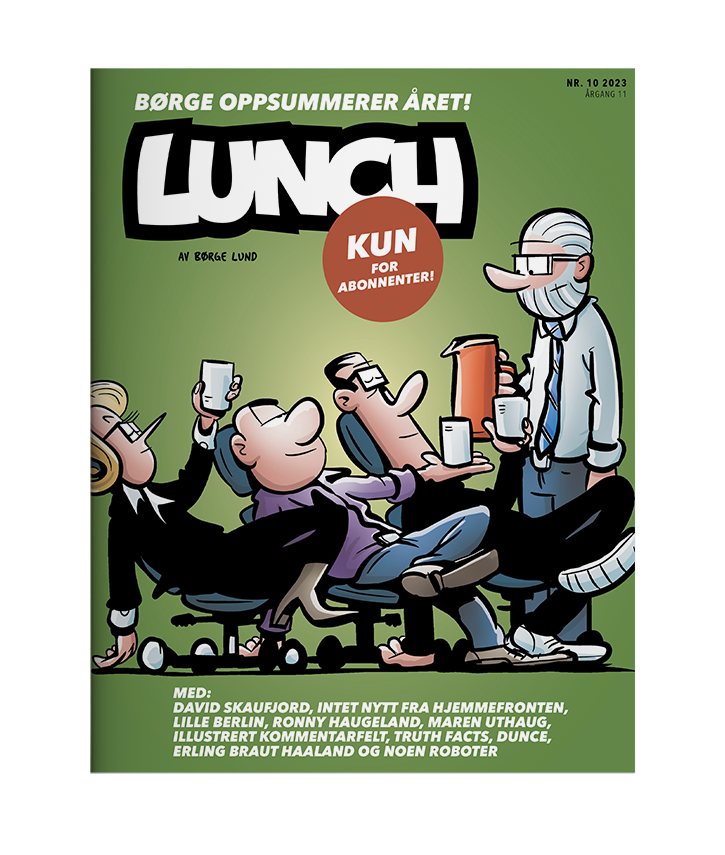 Cover Lunch 10 2023 Børge oppsummerer året!