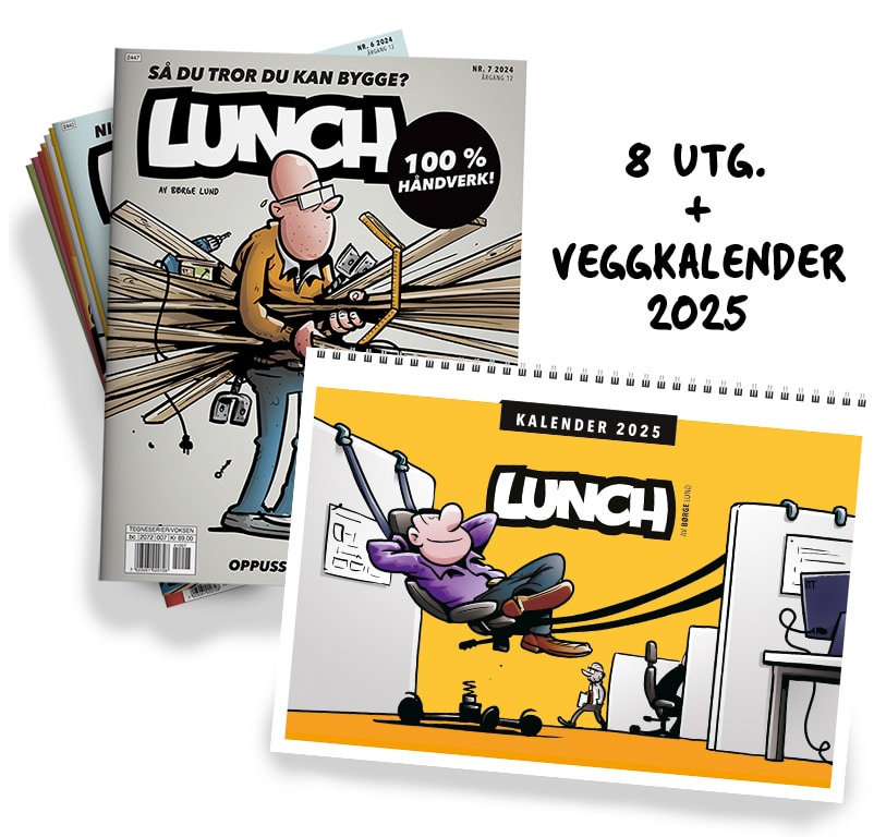 Luunch #07 8 utg. + veggkalender 2025